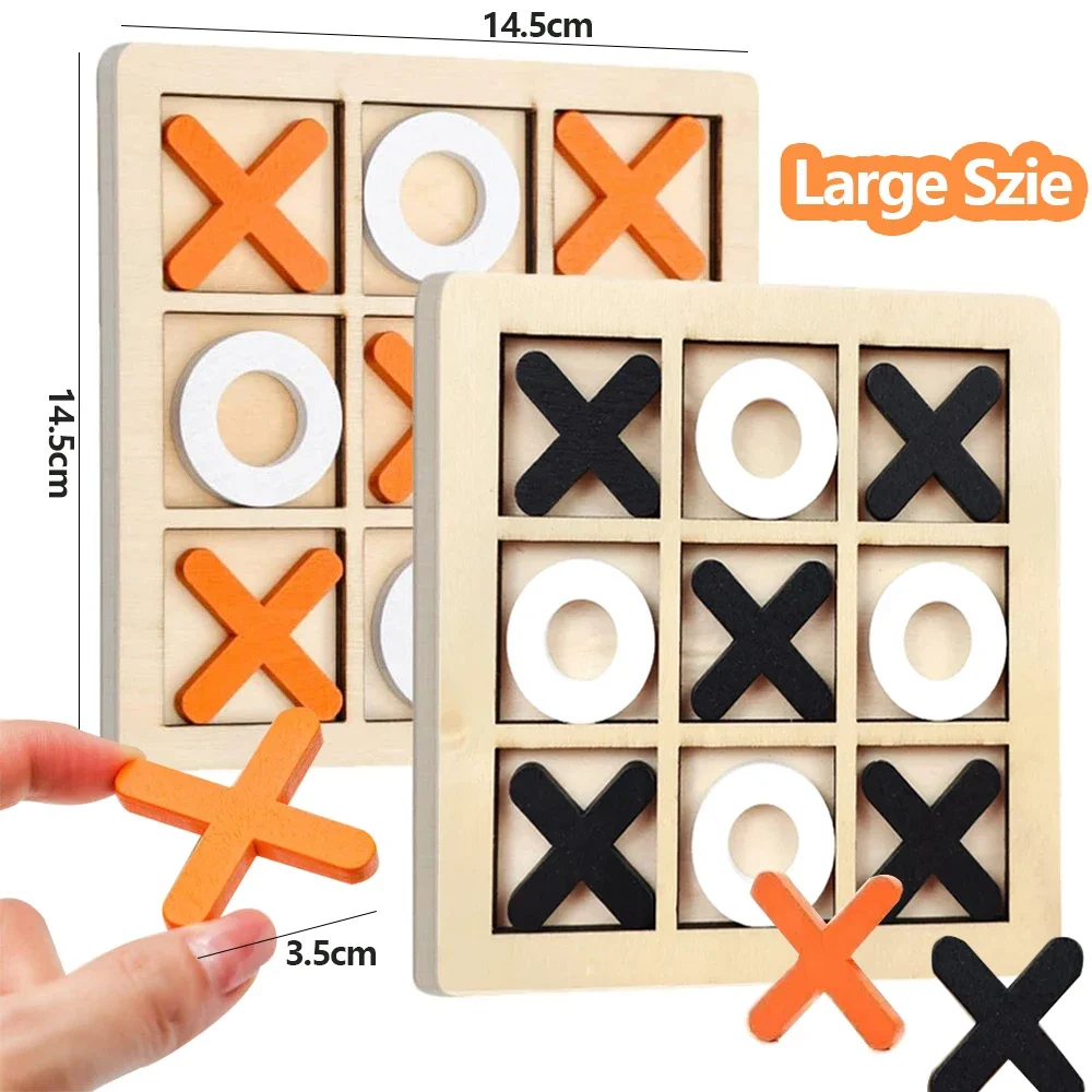Board Game Idea - Ahşap XO Tic Tac Toe Oyunu