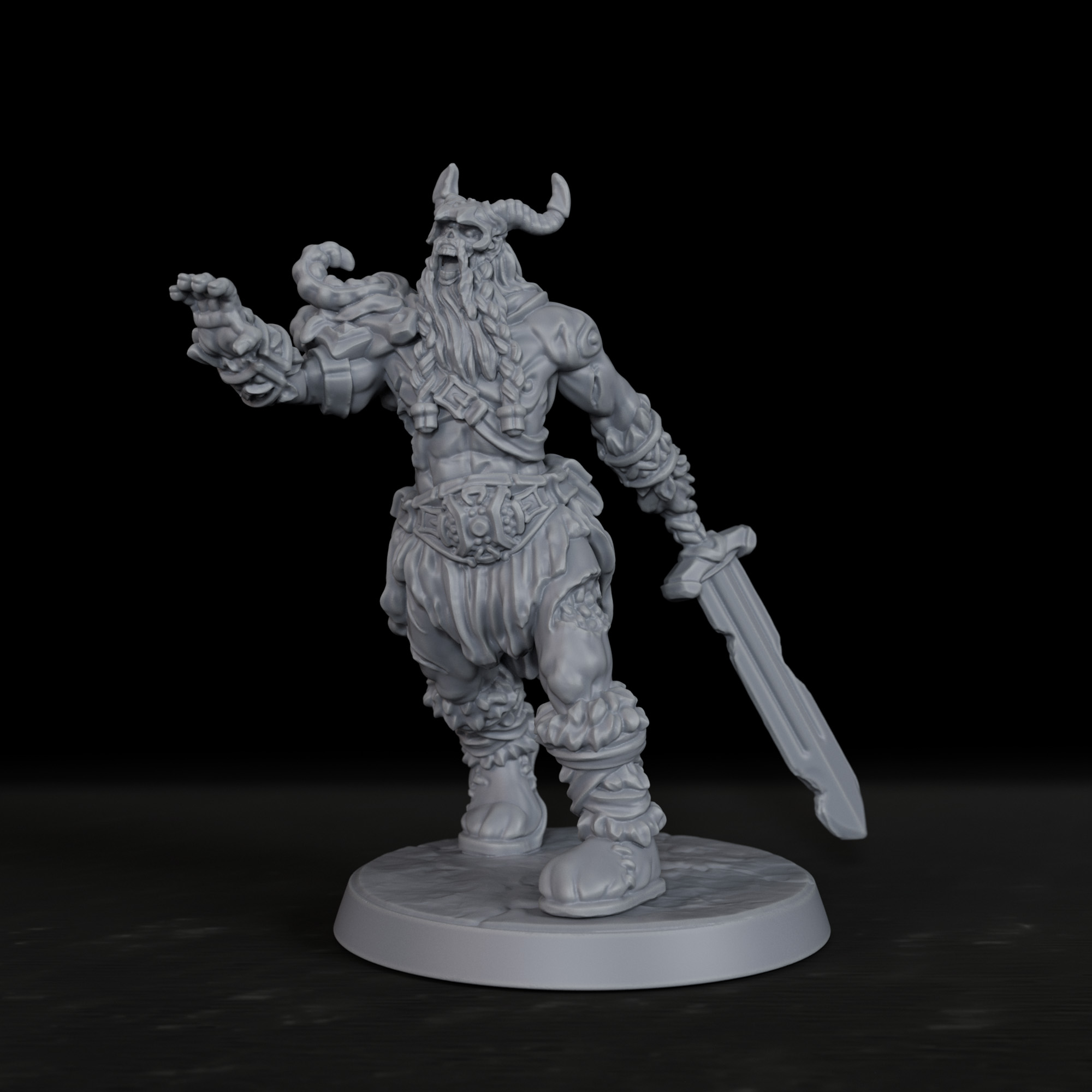 Board Game Zombie - RPG Zombi Don Devi Minyatürü -