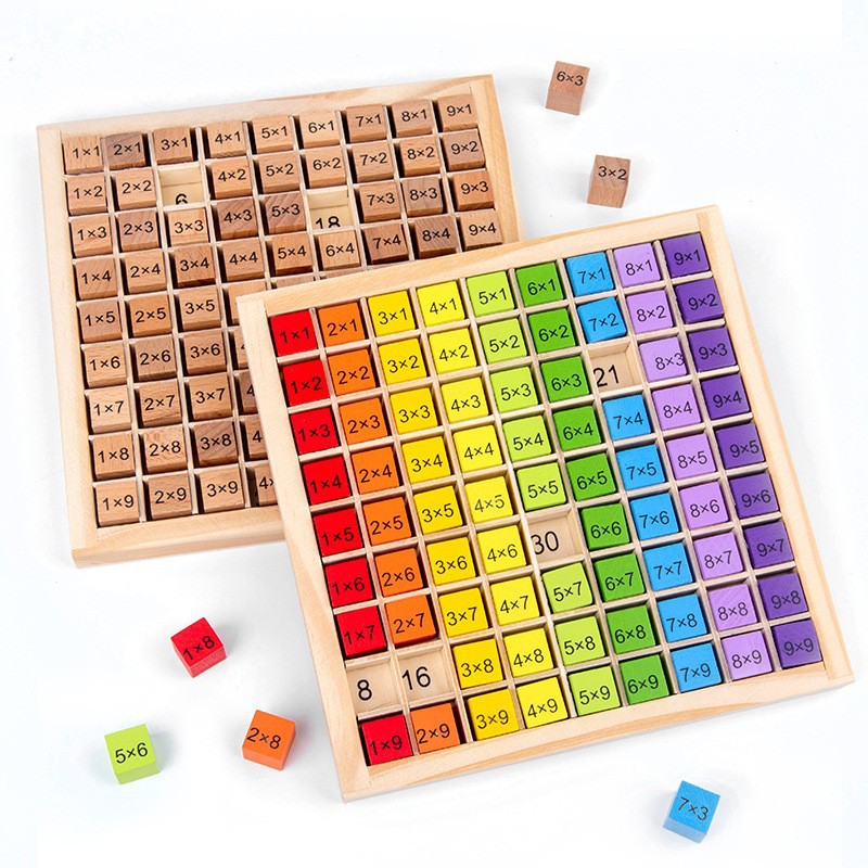 Board Game Idea - Montessori Çocuk Eğitici Oyuncakları Ahşap Çarpım