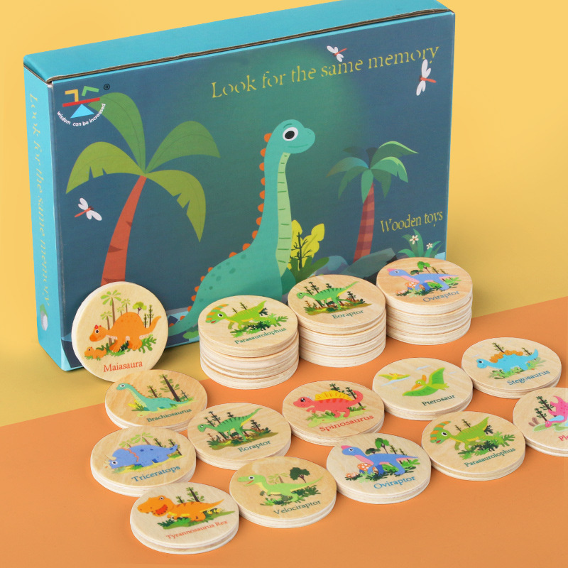 Board Game Idea - Hafıza Oyunu Dinozor Eşleştirme Oyuncak Okul
