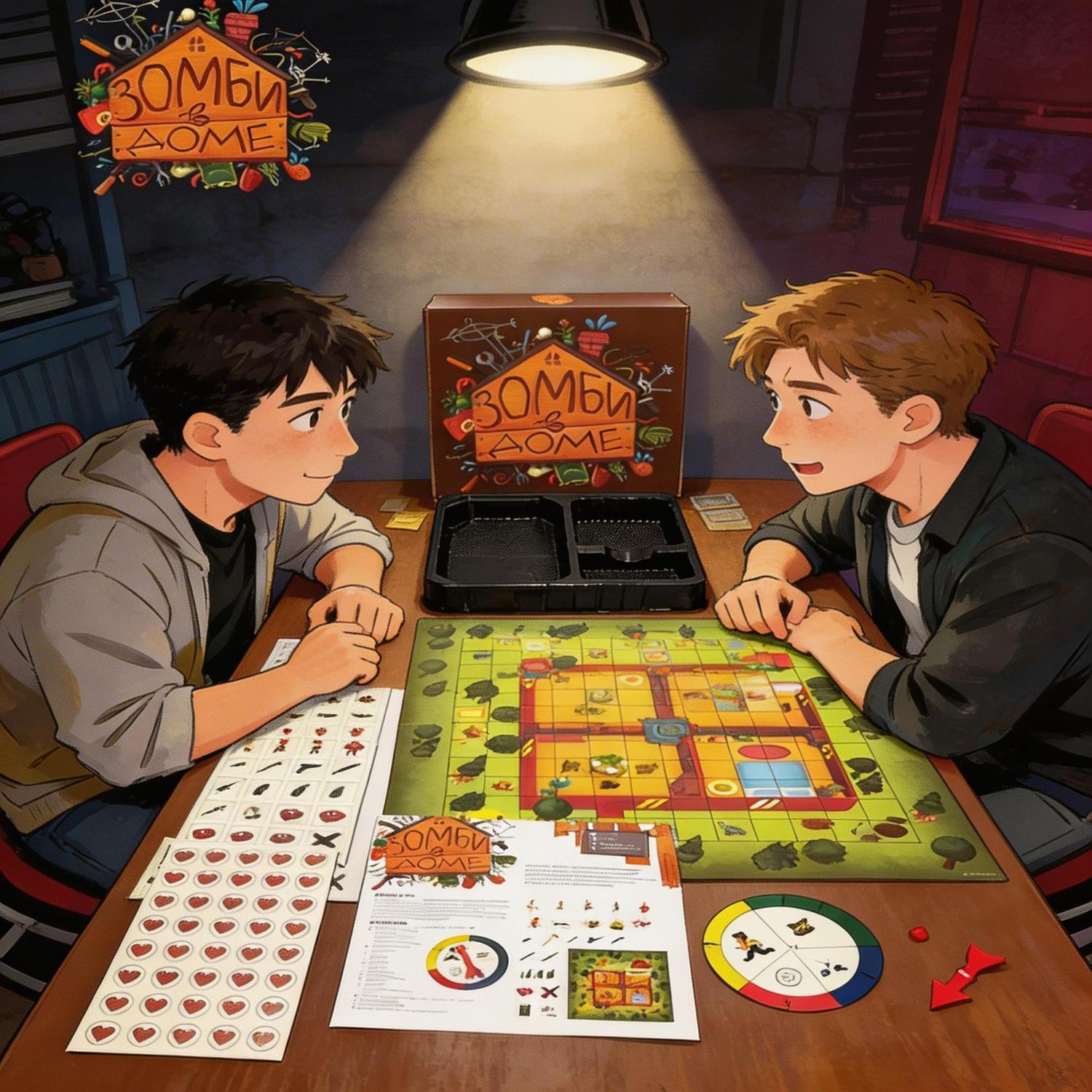 Board Game Zombie - Rus Versiyonu Zombi Hayatta Kalma Temalı