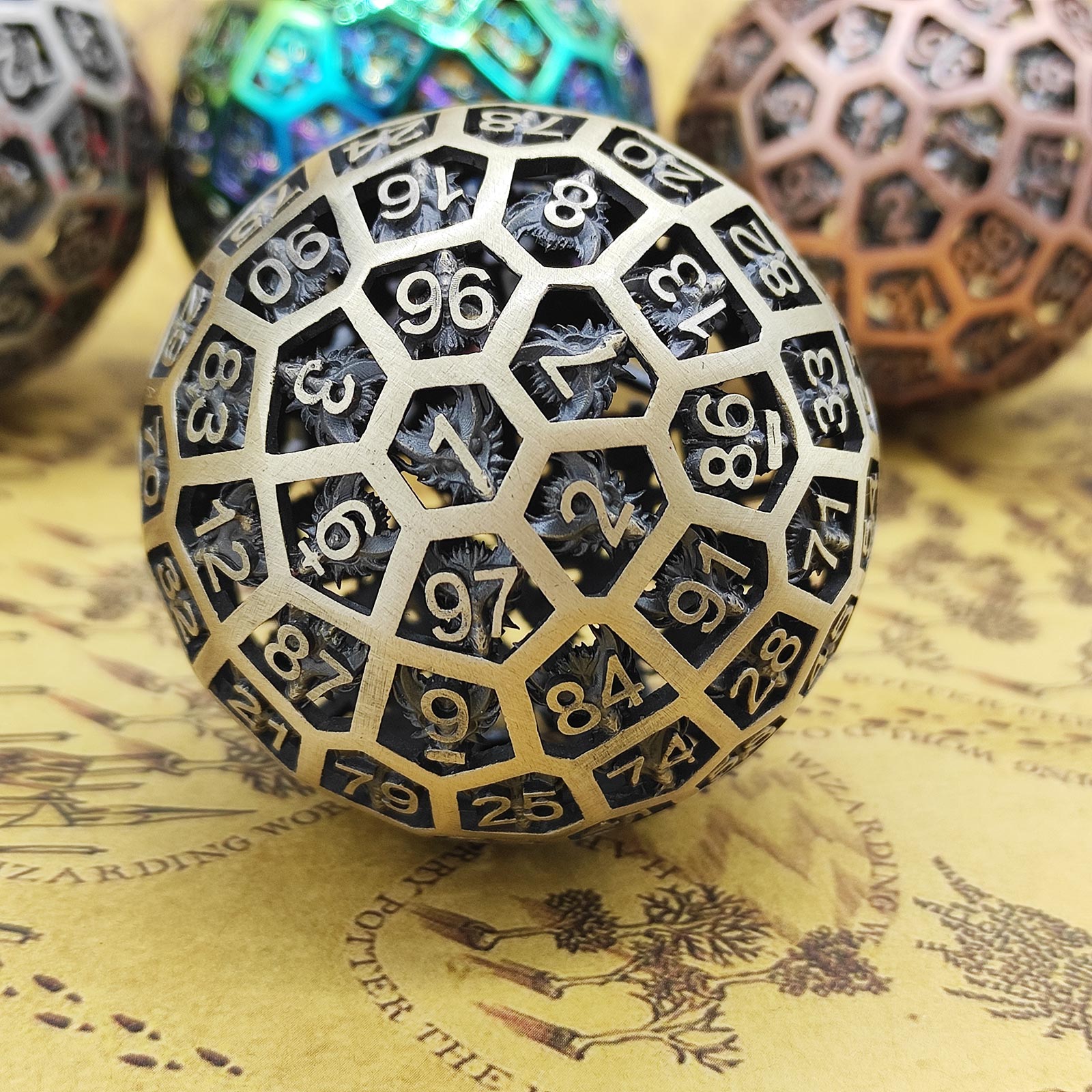 Metal Hollow D100 DND zar seti - Board Game Roleplay incelemesi ve fiyatı