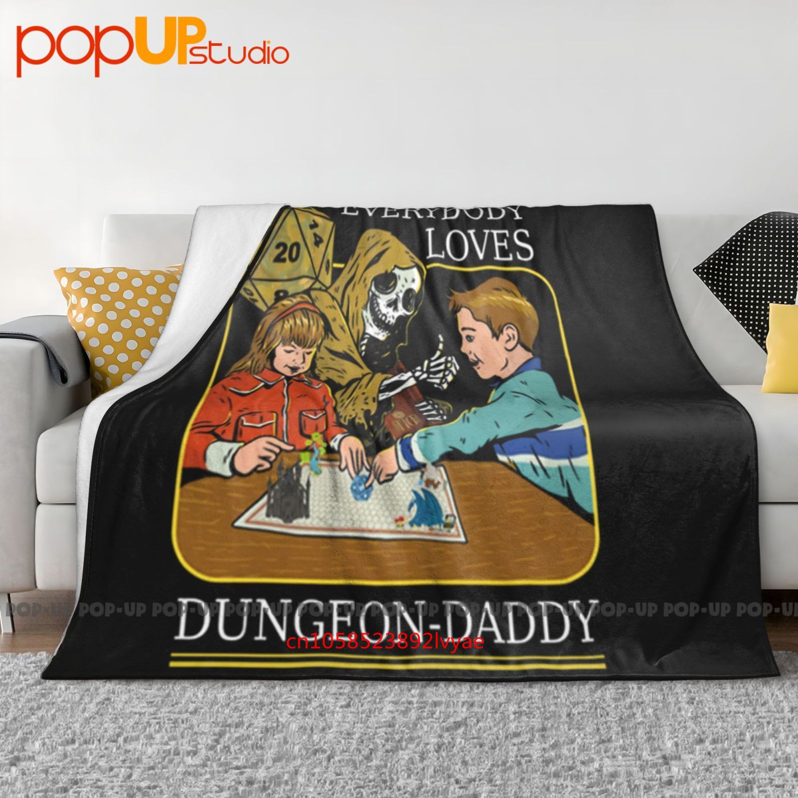 Rpg D20 Dice Dungeon Daddy Fan - Board Game Quilt incelemesi ve fiyatı