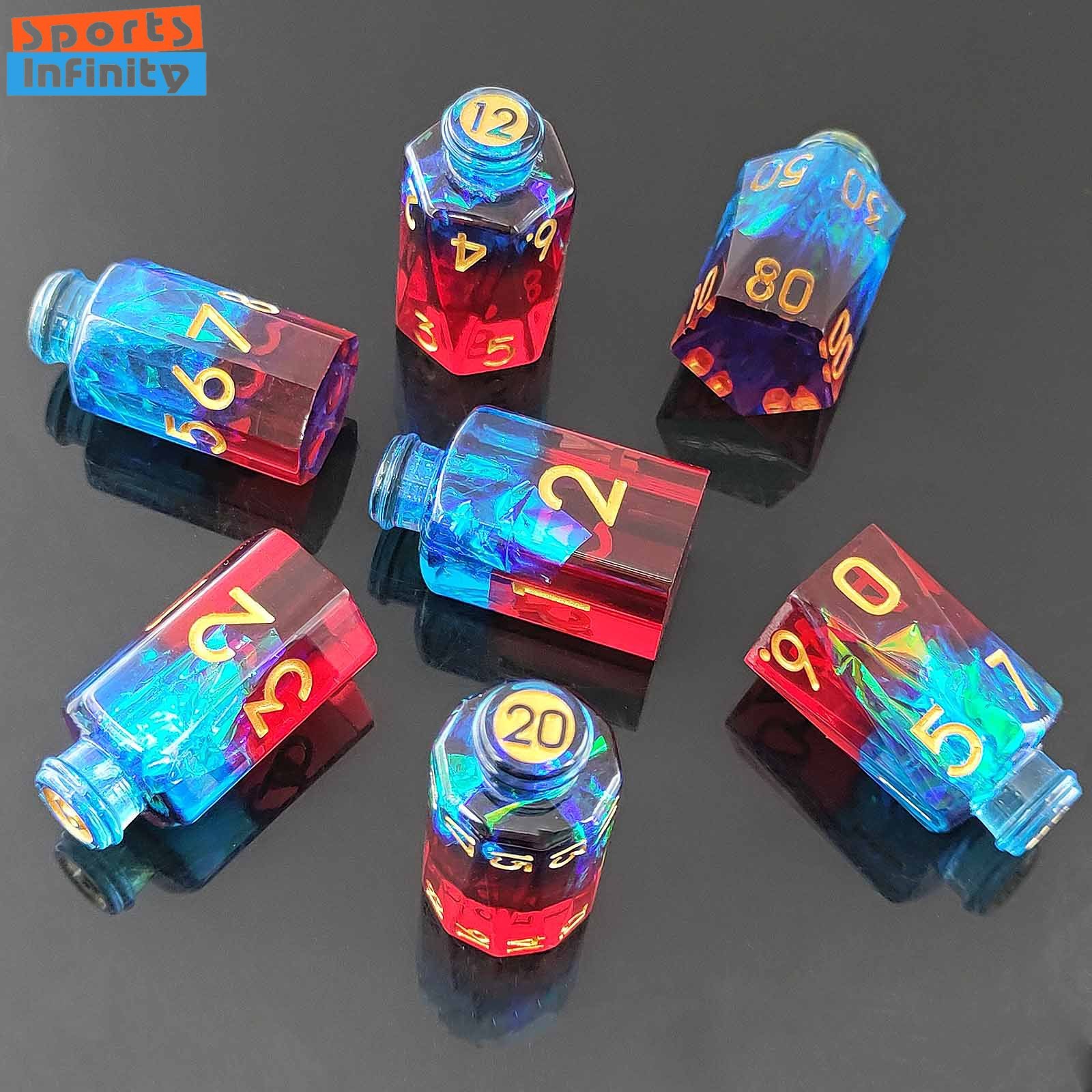 7 adet/set Reçine İlaç Şişesi  - Board Game Roleplay incelemesi ve fiyatı